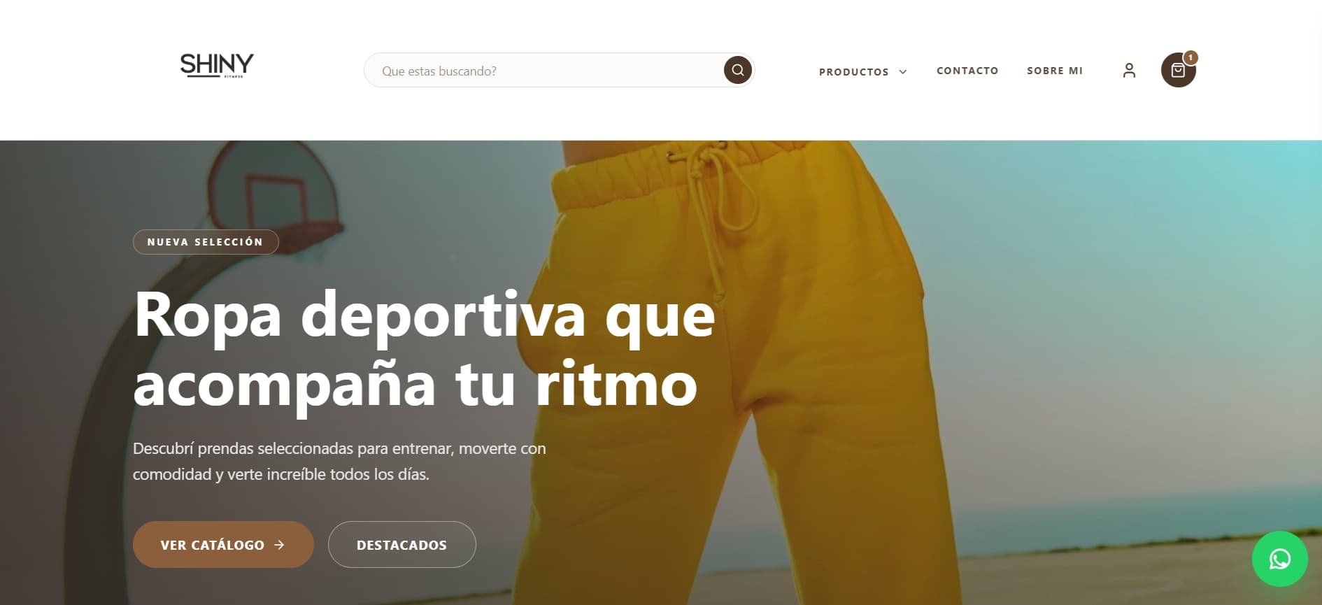 Shiny Fitness, tienda online
